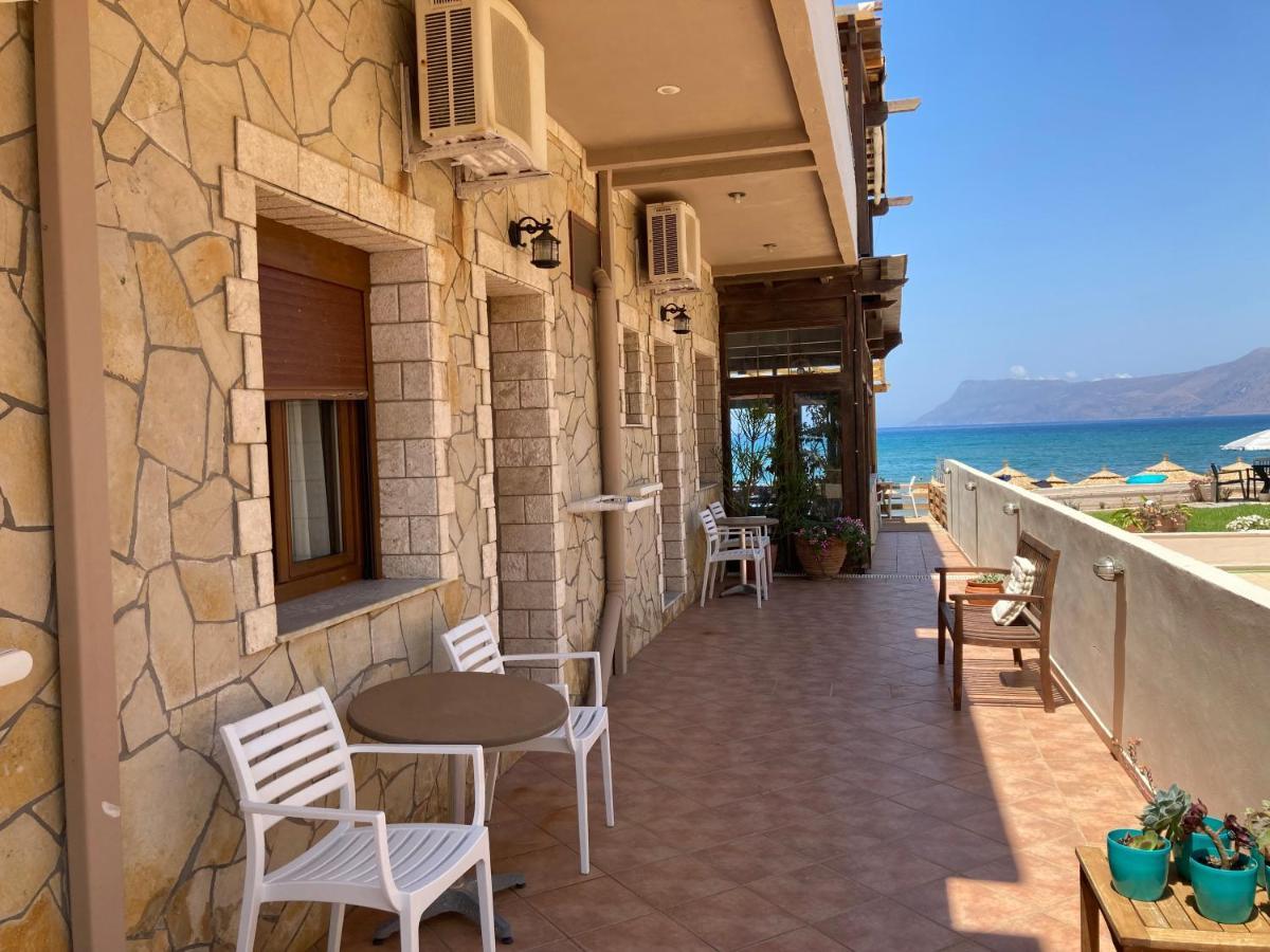 Molos Beach Rooms Kíssamos Exterior foto